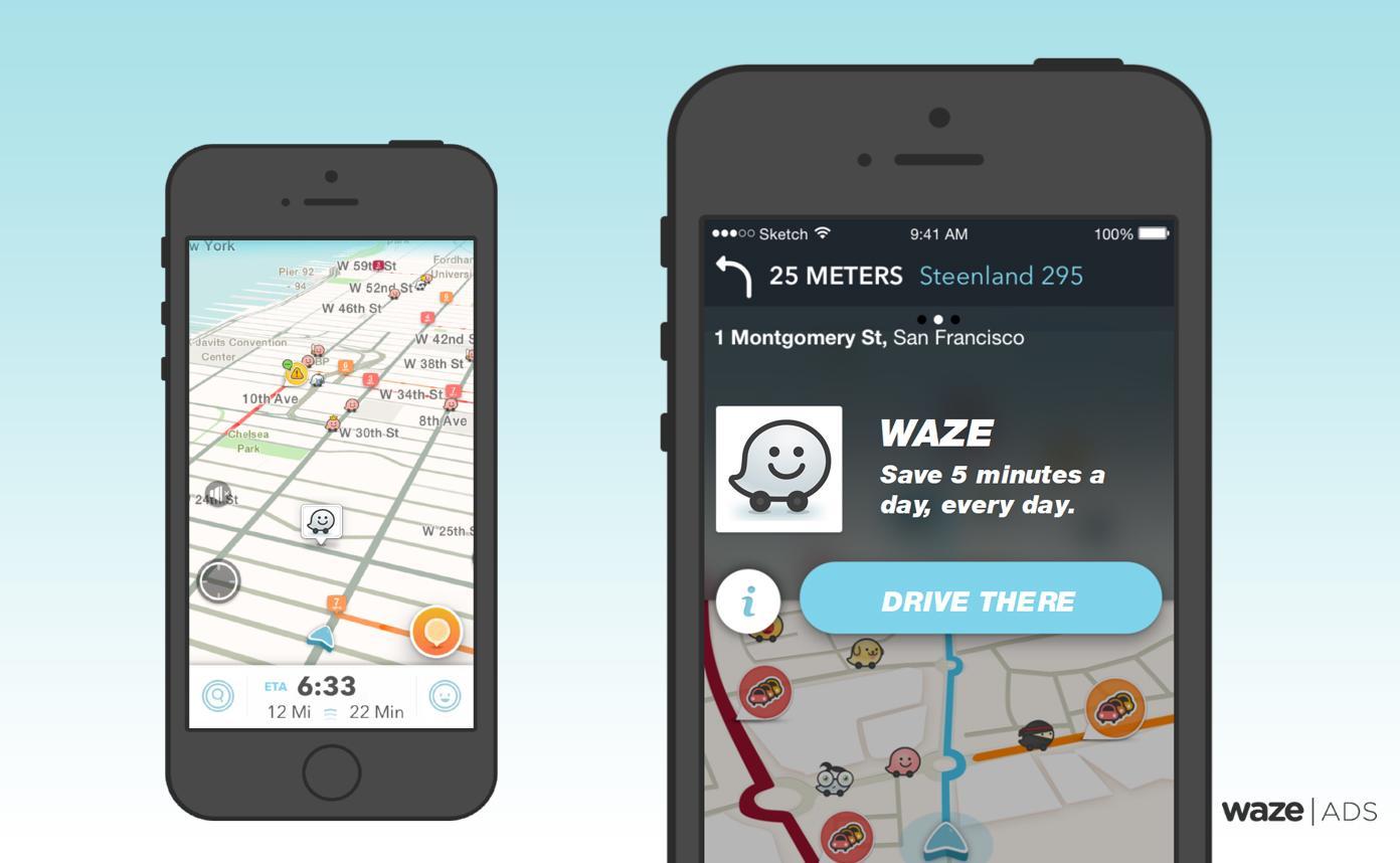 Publicité Waze Publicité Waze